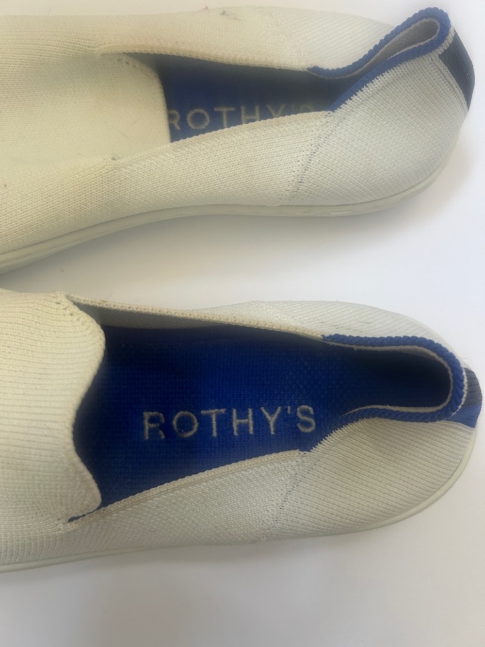 Rothy's Off-White Slip-On Loafers - Picture 2 of 2